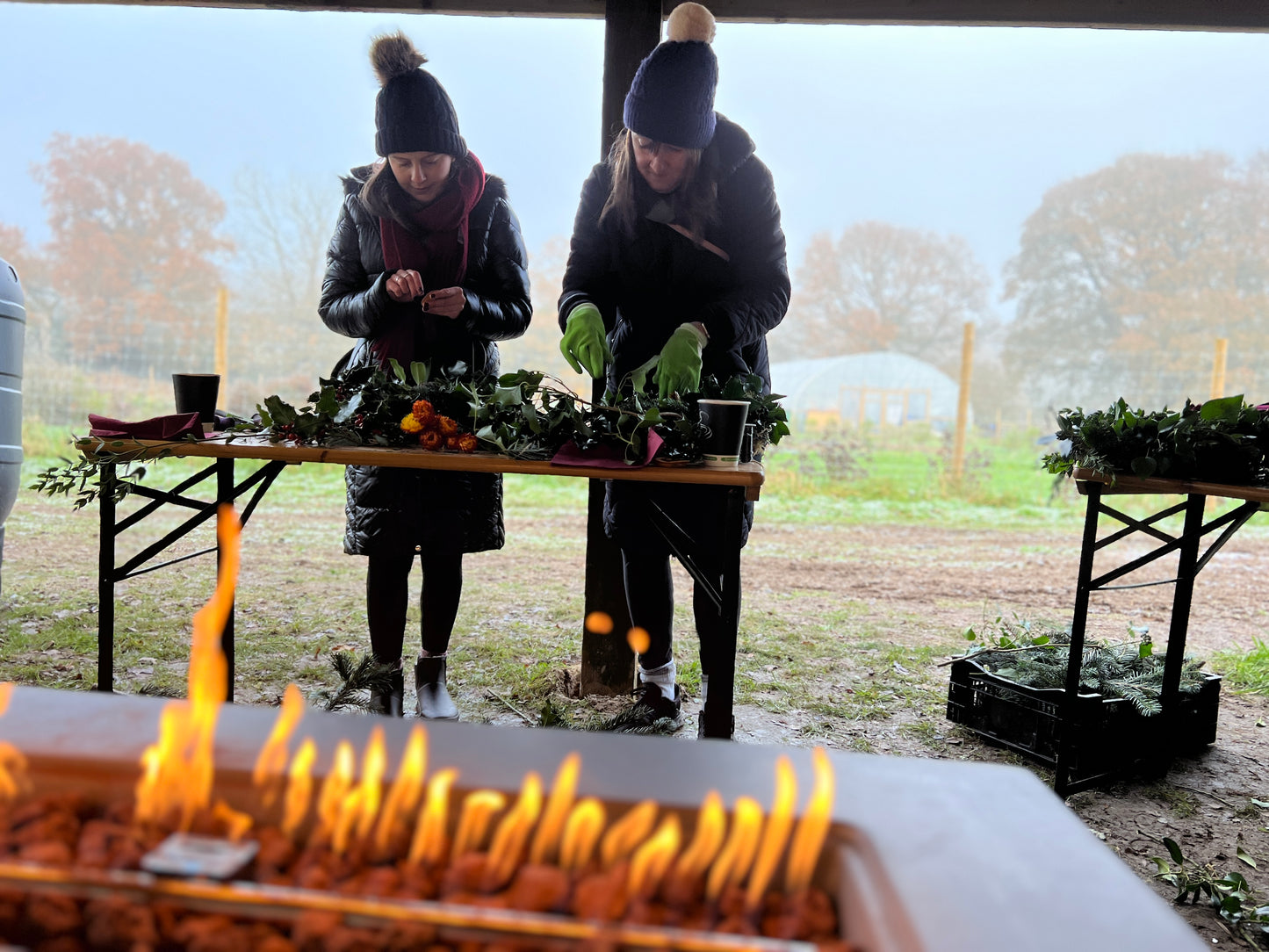 Christmas wreath workshop