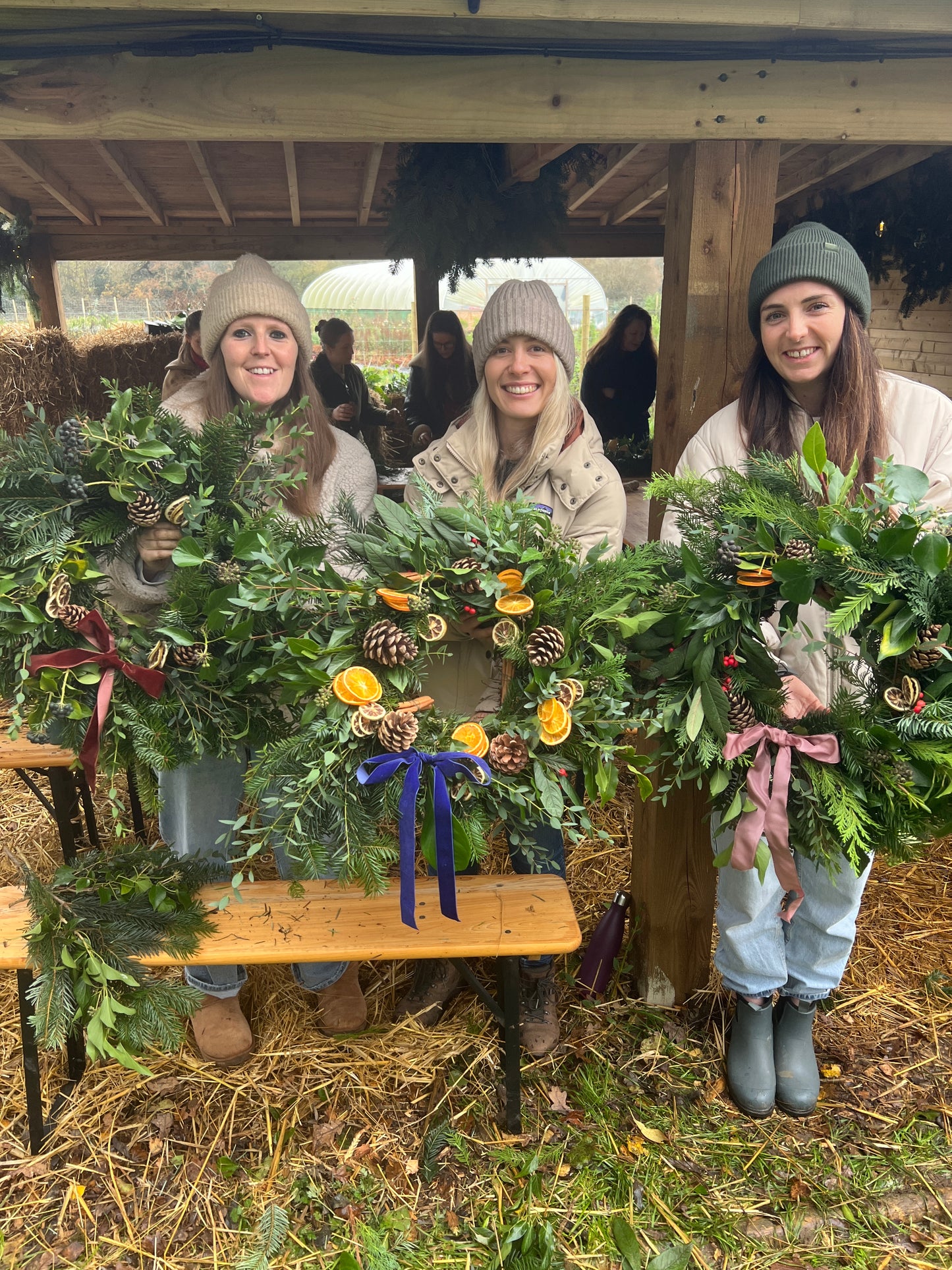 Christmas wreath workshop