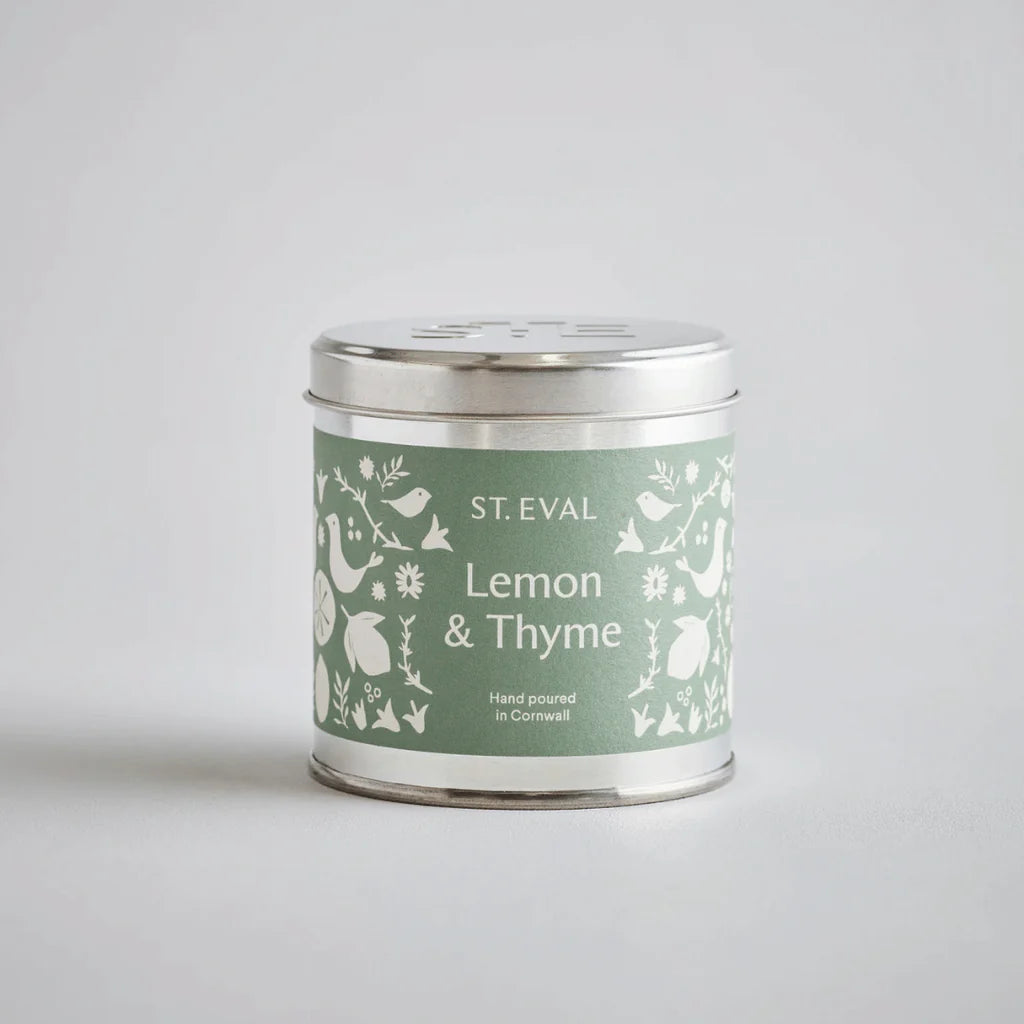 St Eval Candle Tin - Lemon & Thyme