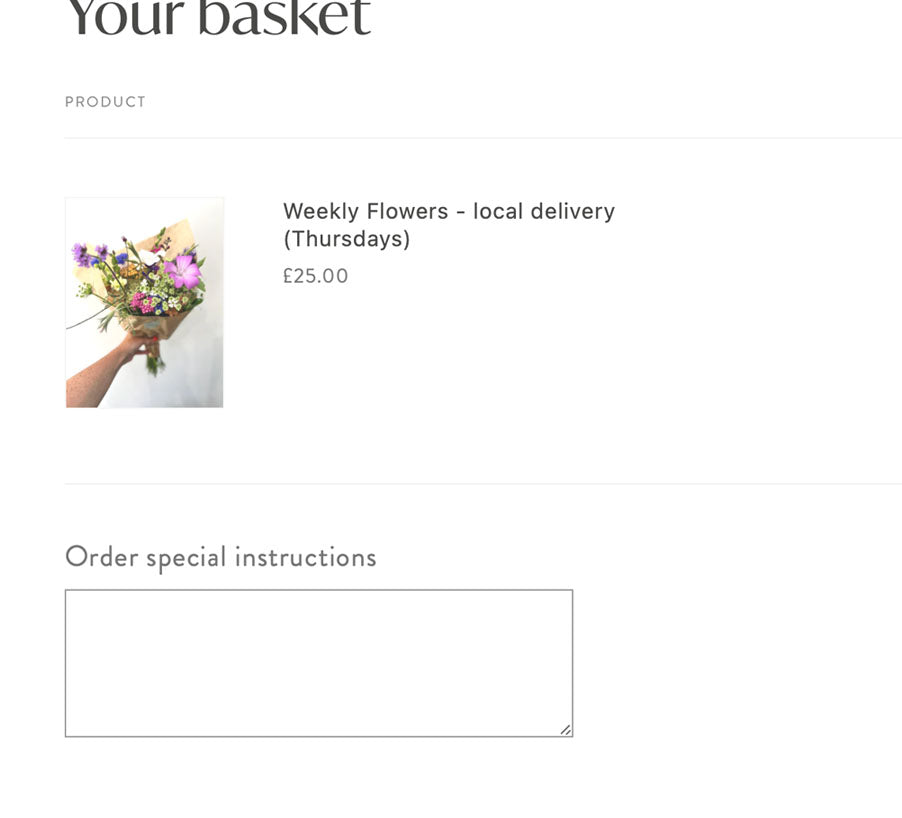 Flowers for Friday 19th July - local delivery
