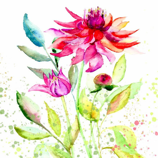 Dahlia painting workshop with Jay Nolan Latchford