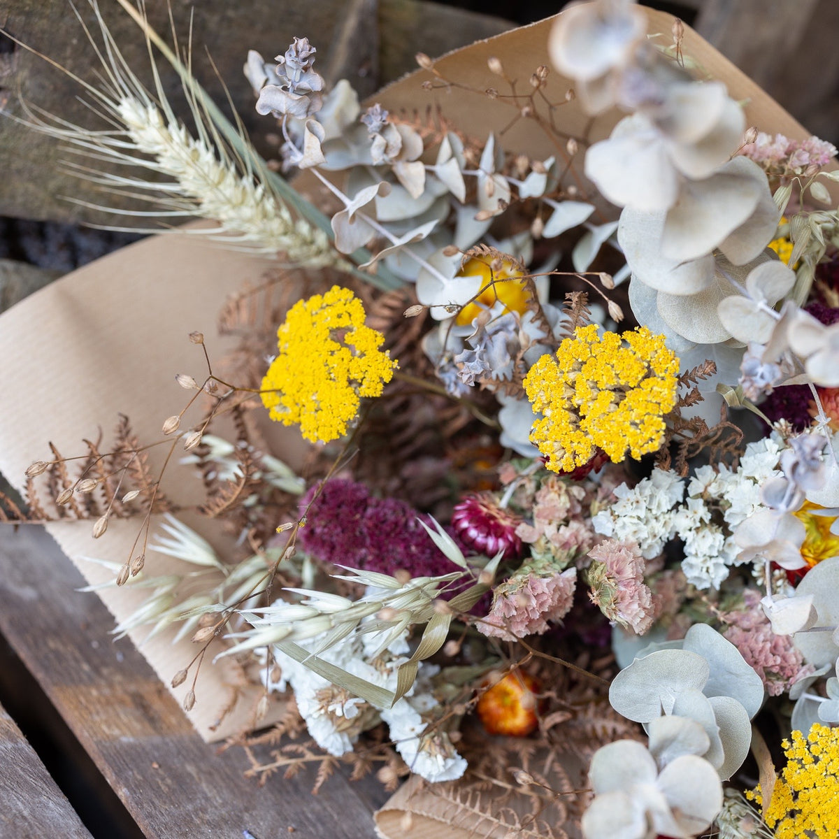 Everlasting Flower Gift bouquet - autumn
