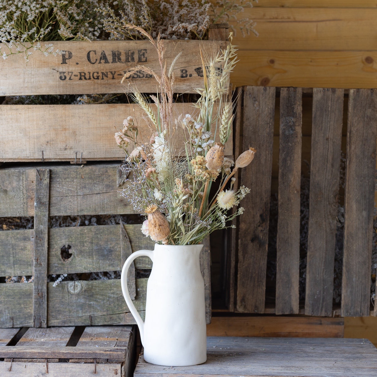 Everlasting Flower Bunch - neutrals