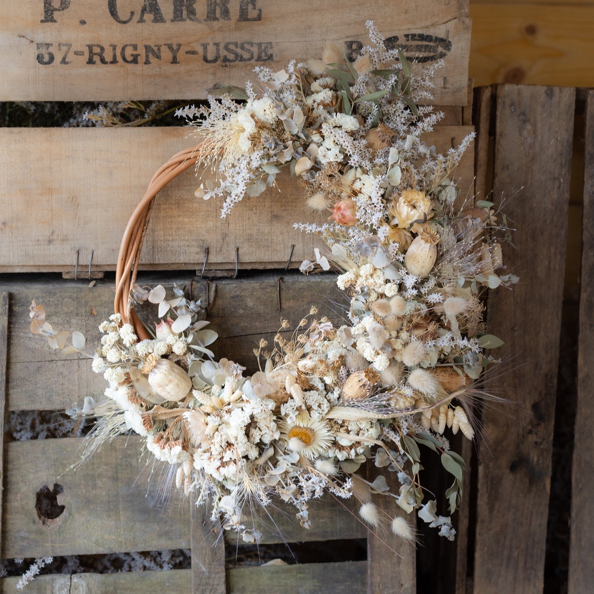 Dried Flower Wreath - neutrals
