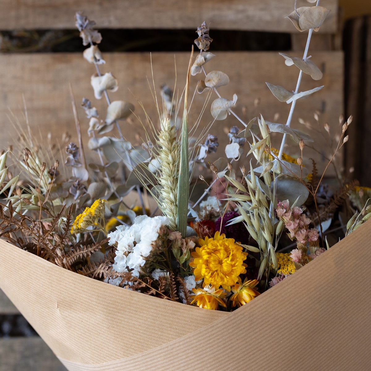 Everlasting Flower Gift bouquet - autumn
