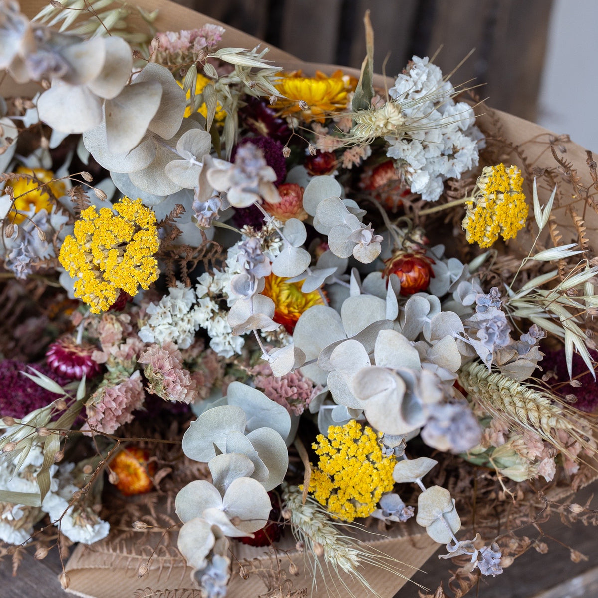Everlasting Flower Gift bouquet - autumn