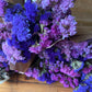 Dried mixed statice bunch