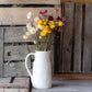 Dried strawflowers