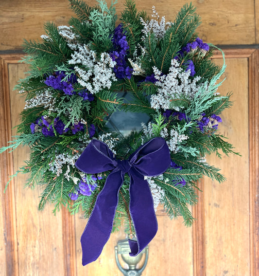 Luxury Cadbury Purple Christmas wreath - pre order